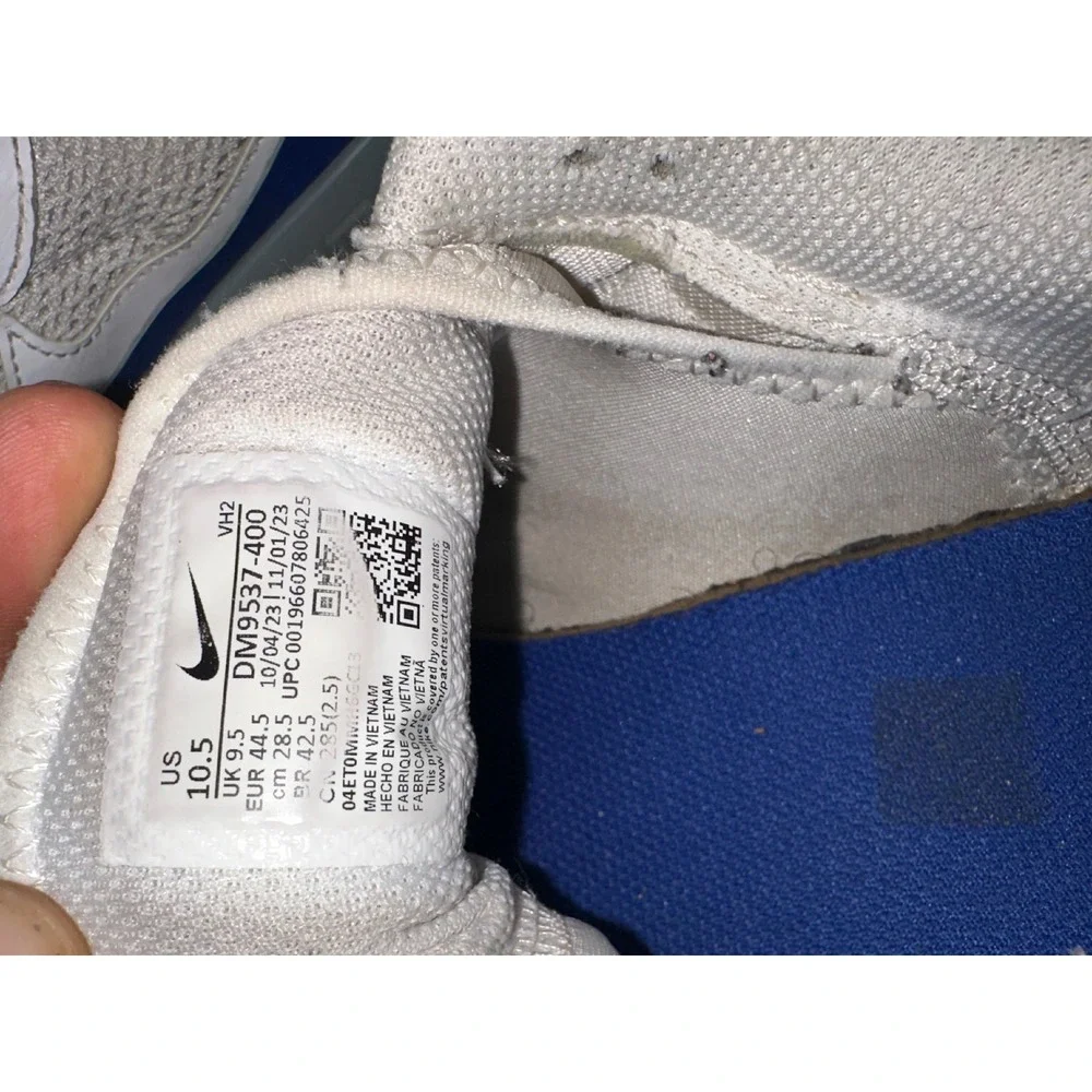 Nike Air Max SYSTM Mens White Blue Grey‎ Running Shoes DM9537-400 Size 10.5
